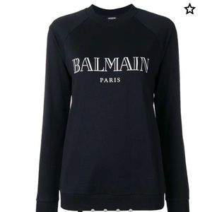 PreLoved Balmain Logo crew neck. size 36